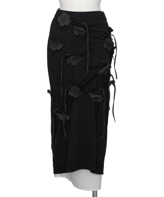 RIV NOBUHIKO(リブ ノブヒコ)EDIS FLOWER KNIT SKIRT