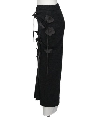 EDIS FLOWER KNIT SKIRT