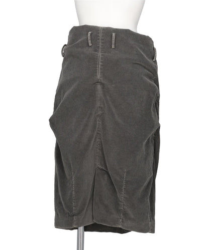 PS26AW-202-2 CORDUROY SKIRT