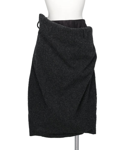 pillings(ピリングス)PS26AW-202 UNBOUND WAIST SKIRT