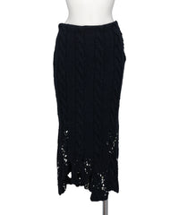 pillings(ピリングス)PS26AW-007 DISTRESSED KNIT SKIRT