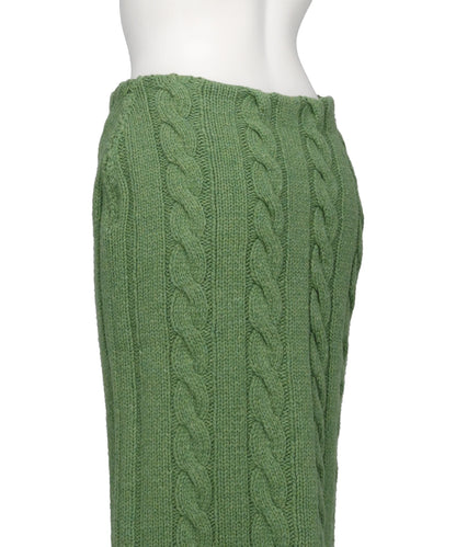 PS26AW-007 DISTRESSED KNIT SKIRT