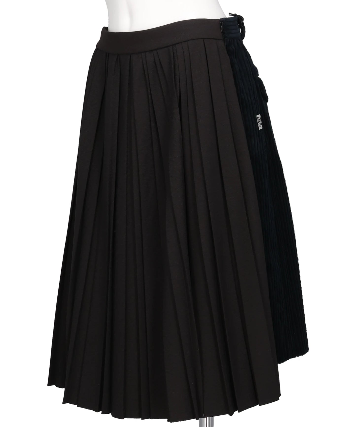 COMBINED PLEATS×CORDUROY SKIRT