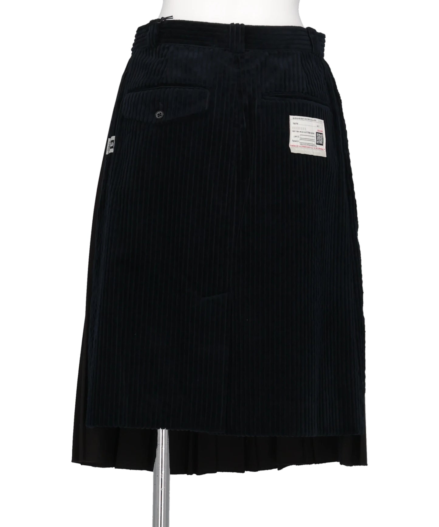 COMBINED PLEATS×CORDUROY SKIRT