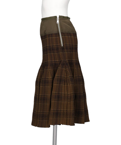 TARTAN CHECK SKIRT