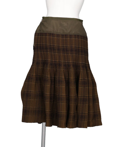 TARTAN CHECK SKIRT