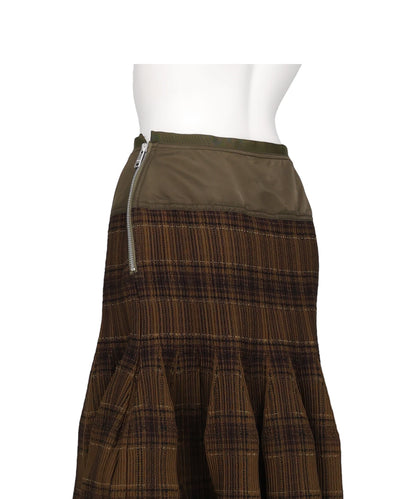 TARTAN CHECK SKIRT