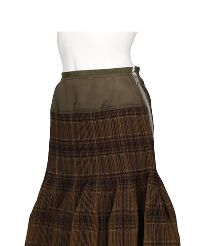 TARTAN CHECK SKIRT