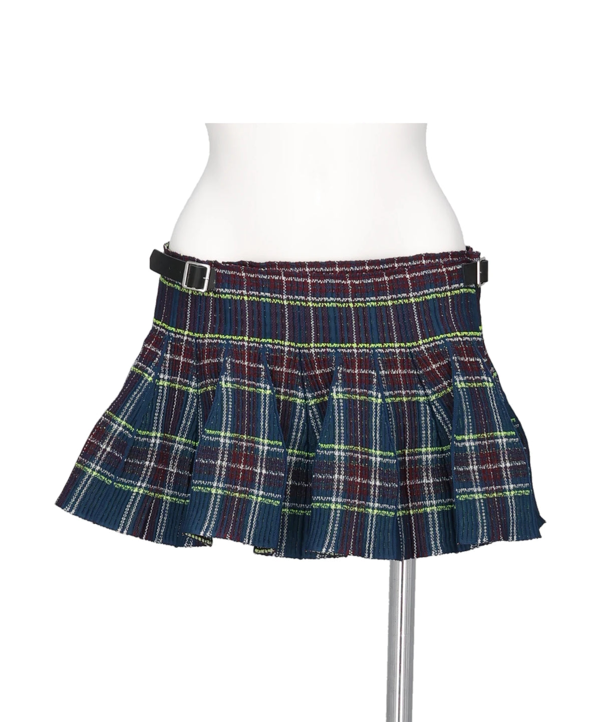ODAKHA（オダカ）COUNTER TARTAN MINI WRAP SKIRT