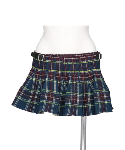 ODAKHA（オダカ）COUNTER TARTAN MINI WRAP SKIRT