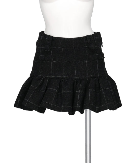 VAQUERA MELTON PEPLUM SKIRT