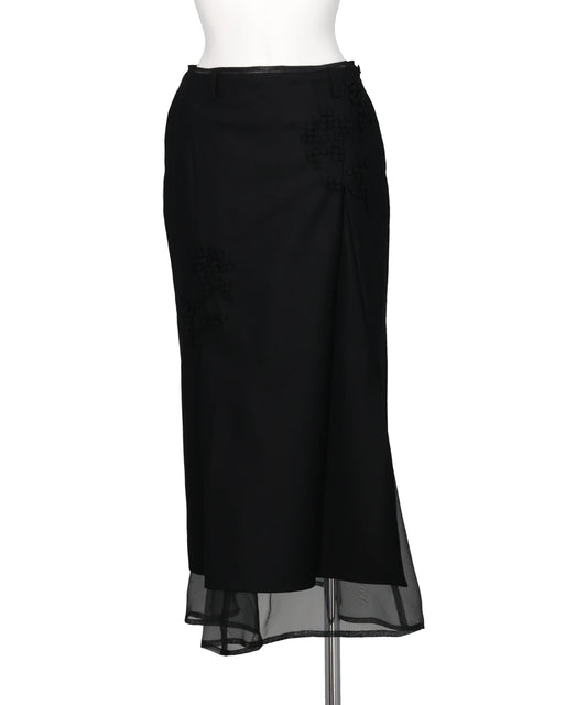 RIV NOBUHIKO(リブ ノブヒコ)LUPTON WOOL SKIRT