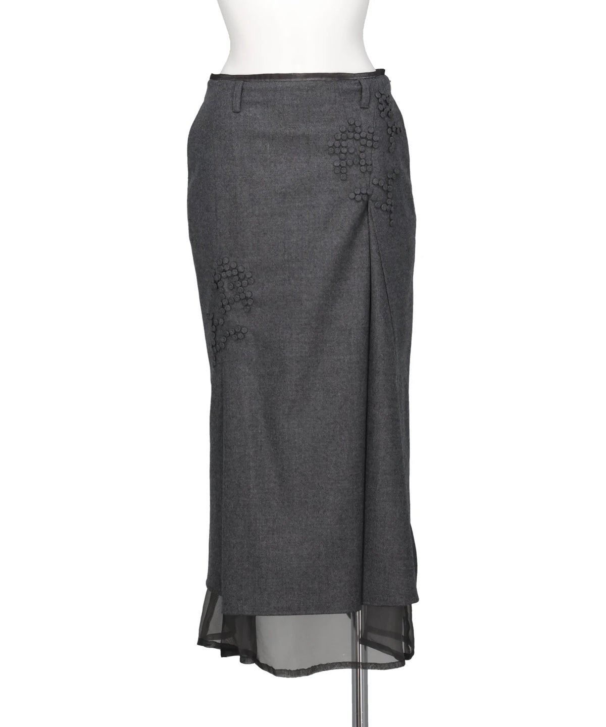 RIV NOBUHIKO(リブ ノブヒコ)LUPTON WOOL SKIRT