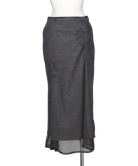RIV NOBUHIKO(リブ ノブヒコ)LUPTON WOOL SKIRT