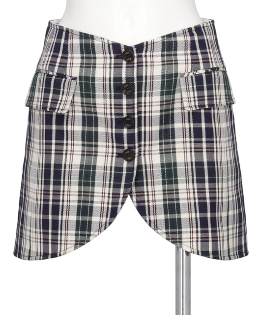 OPEN FRONT SKIRT BELT