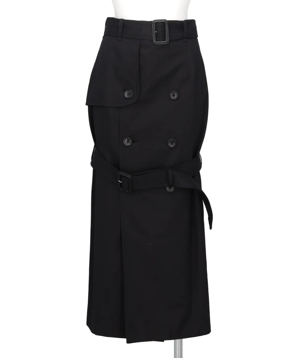 TWILL TRENCH SKIRT