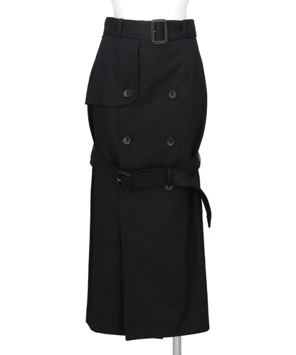 TWILL TRENCH SKIRT