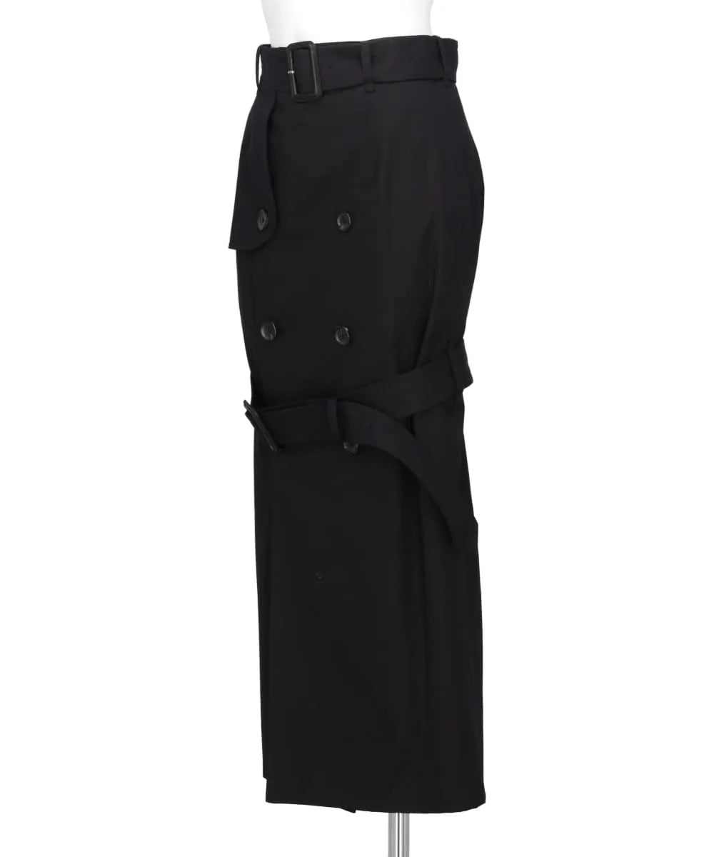 TWILL TRENCH SKIRT