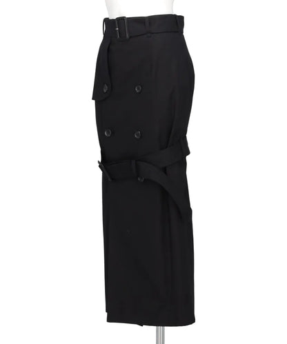 TWILL TRENCH SKIRT