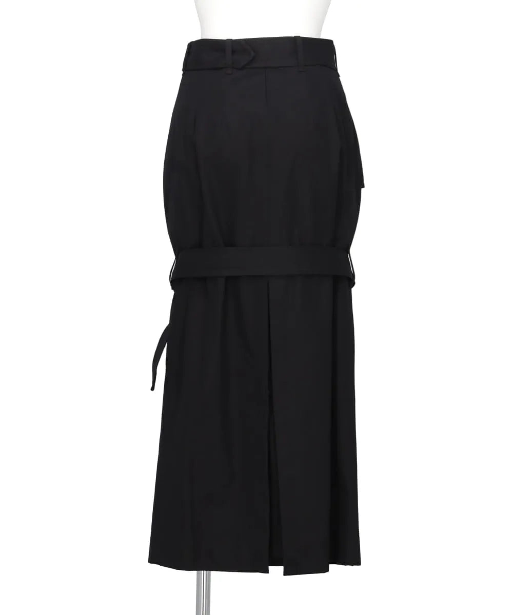 TWILL TRENCH SKIRT