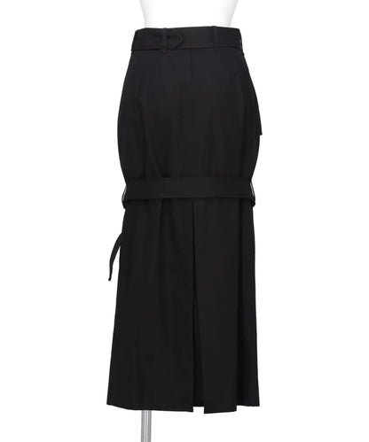 TWILL TRENCH SKIRT