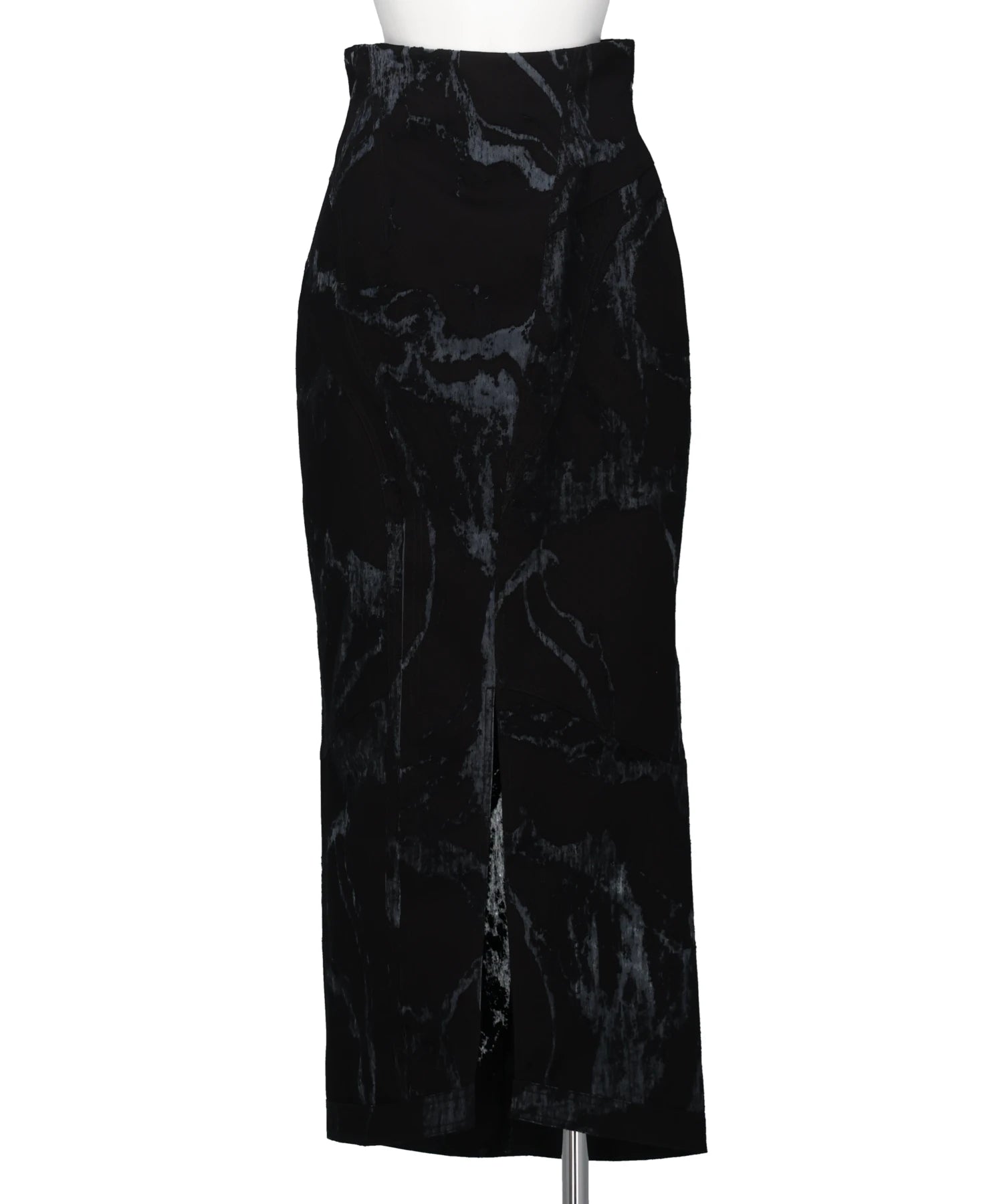 mukcyen(ムッシャン) 2026SS DENIM FASCIA MAPPING SKIRT M266SK06