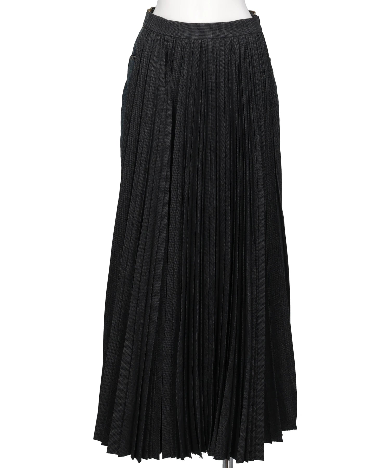 Maison MIHARA YASUHIRO(メゾンミハラヤスヒロ) COMBINED PLEATS×DENIM SKIRT