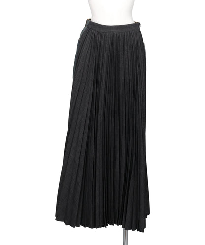 Maison MIHARA YASUHIRO(メゾンミハラヤスヒロ) 2026AW COMBINED PLEATS×DENIM SKIRT　B17SK131