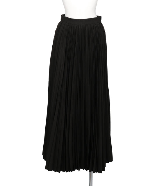 COMBINED PLEATS×DENIM SKIRT