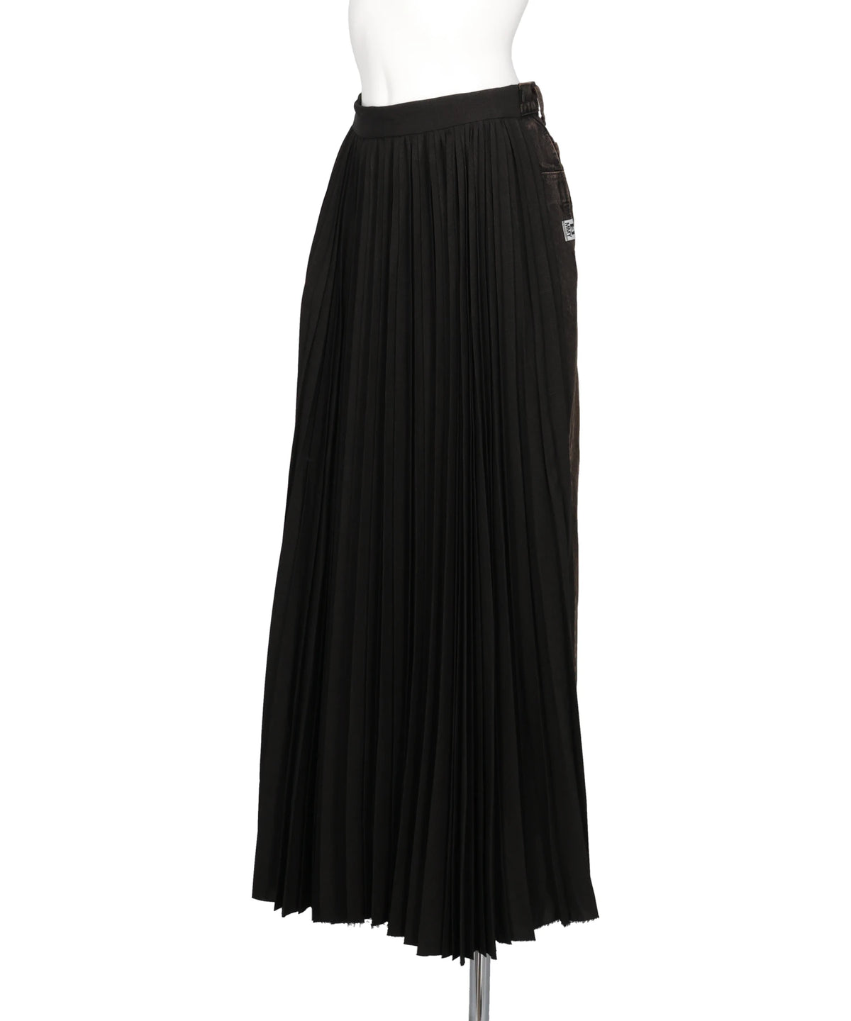COMBINED PLEATS×DENIM SKIRT