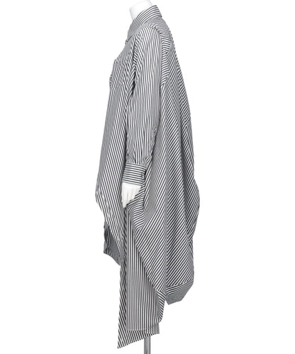 BALL SHIRT ONE PIECE(STRIPE)BLACK×WHITE