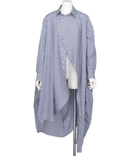BALL SHIRT ONE PIECE(STRIPE)WHITE×BLUE