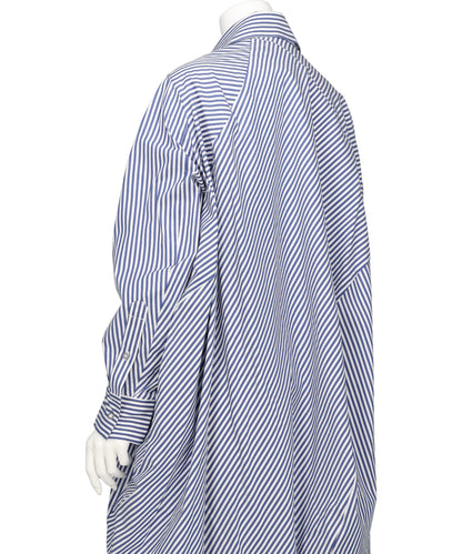 BALL SHIRT ONE PIECE(STRIPE)WHITE×BLUE