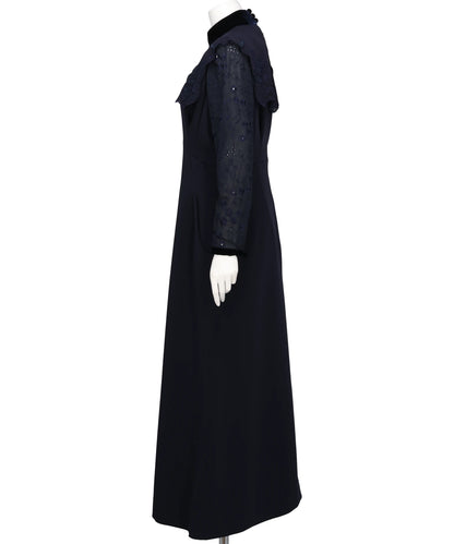 TRIACETATE GEORGETTE EMBROIDERY