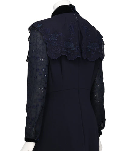 TRIACETATE GEORGETTE EMBROIDERY