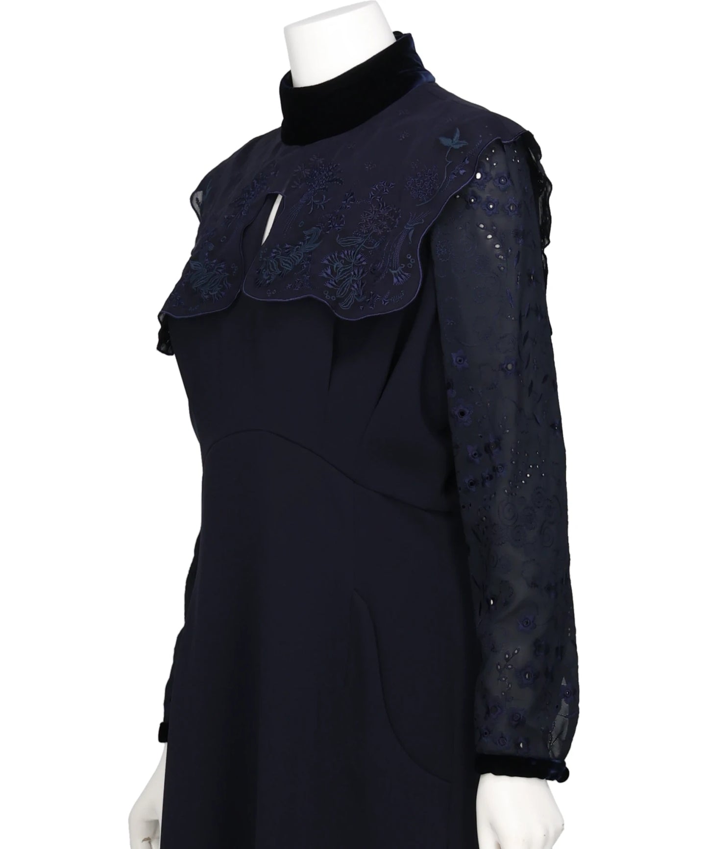 TRIACETATE GEORGETTE EMBROIDERY