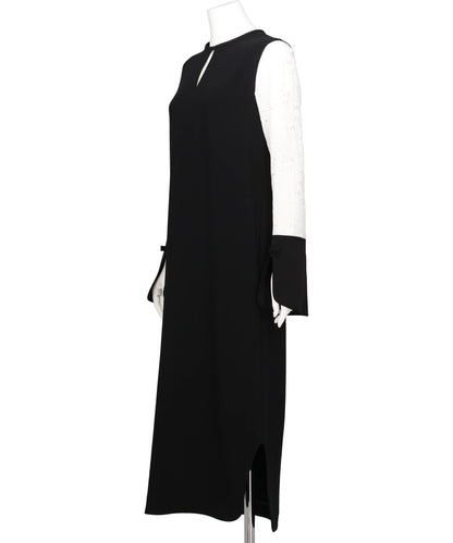 TRIACETATE GEORGETTE FLORAL EMBROIDERY