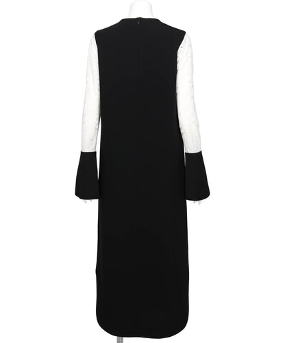 TRIACETATE GEORGETTE FLORAL EMBROIDERY