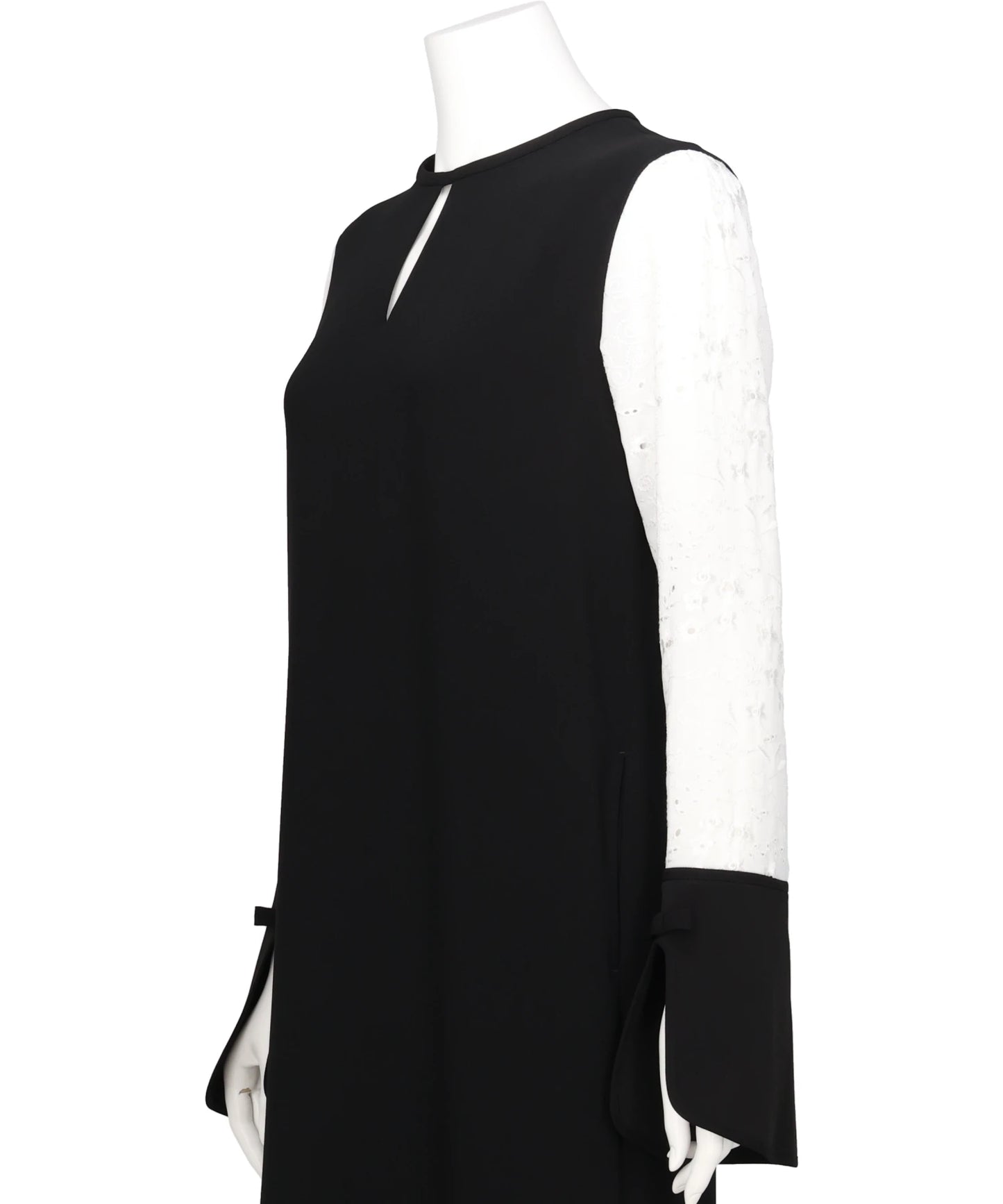 TRIACETATE GEORGETTE FLORAL EMBROIDERY