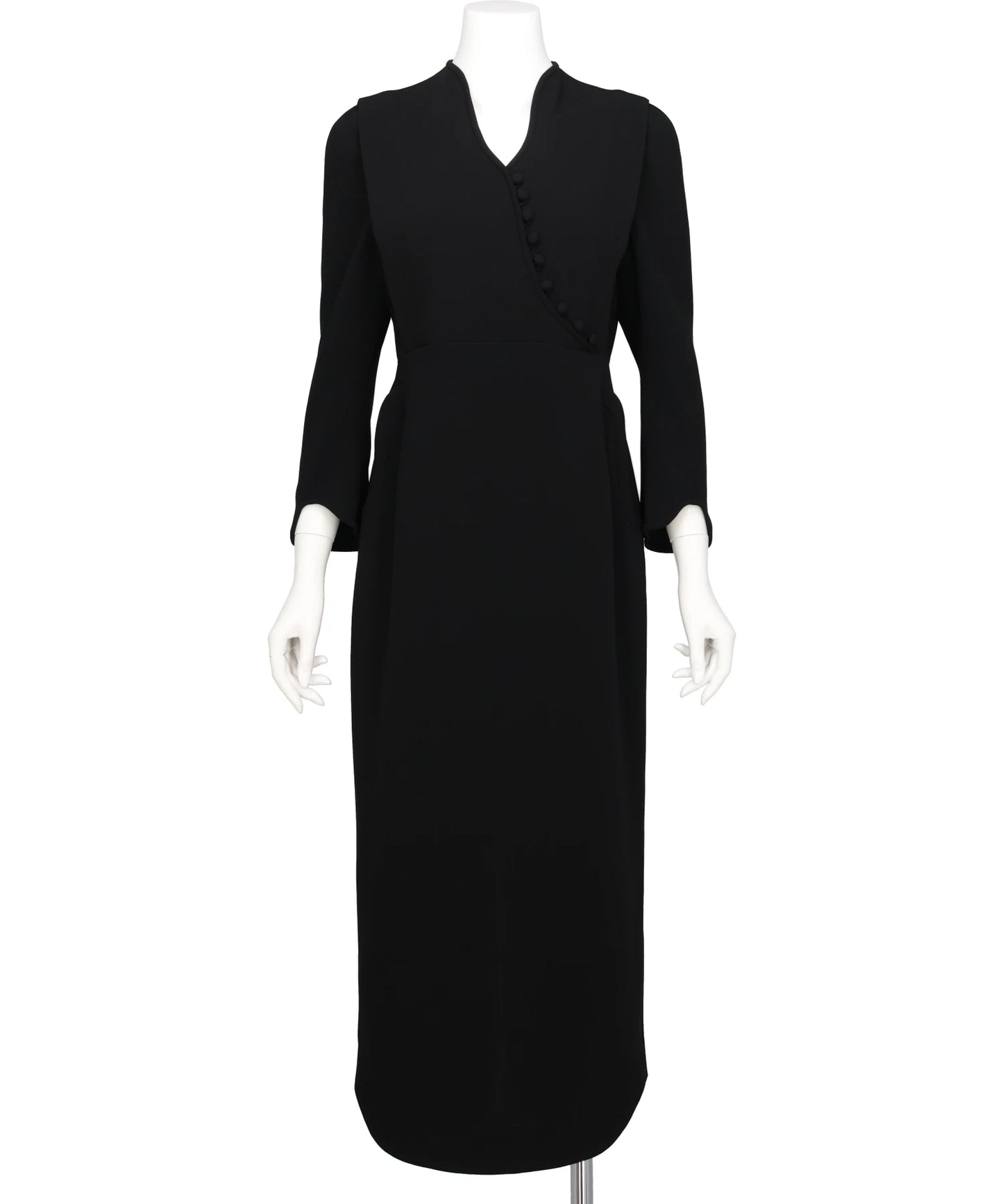 TRIACETATE GEOGETTE V-NECK DRESS