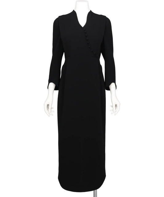 TRIACETATE GEOGETTE V-NECK DRESS