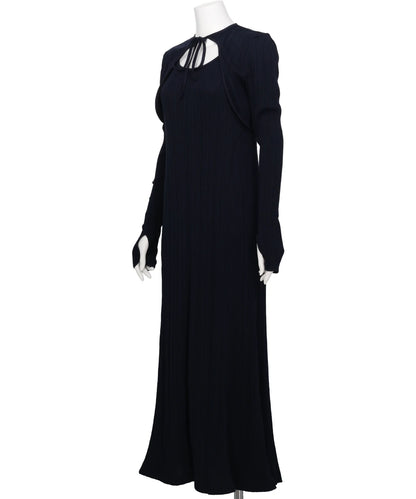 RANDOM RIBBED ORGANIC COTTON 2WAY DRESS