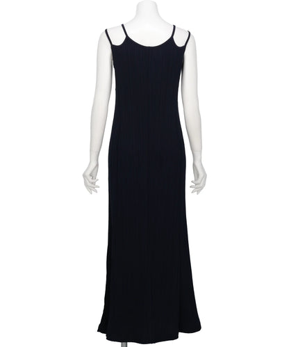 RANDOM RIBBED ORGANIC COTTON 2WAY DRESS