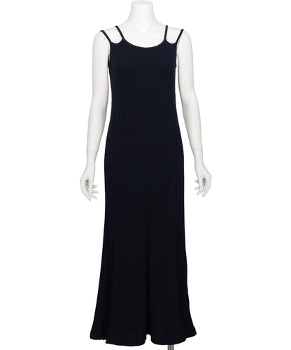 RANDOM RIBBED ORGANIC COTTON 2WAY DRESS