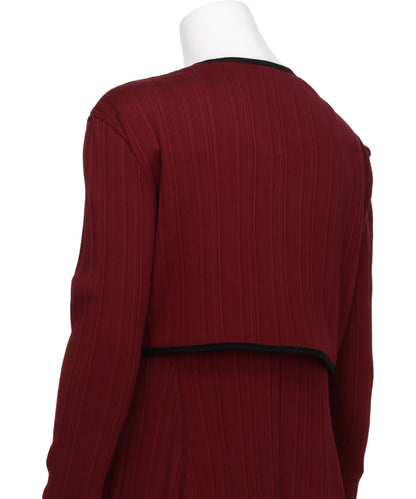 RANDOM RIBBED ORGANIC COTTON 2WAY DRESS