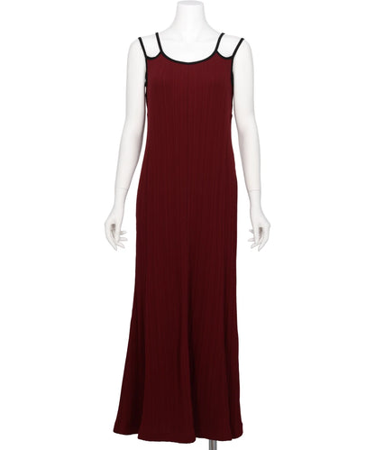 RANDOM RIBBED ORGANIC COTTON 2WAY DRESS