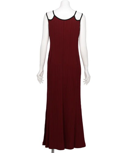 RANDOM RIBBED ORGANIC COTTON 2WAY DRESS