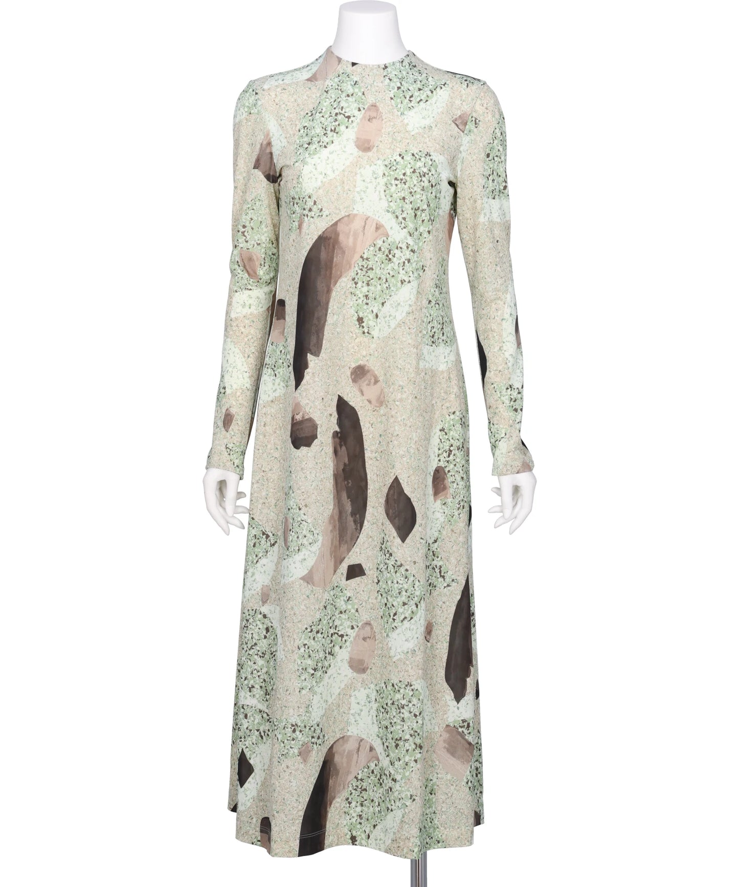 Mame Kurogouchi(マメクロゴウチ) MARBLE PRINT JERSEY DRESS