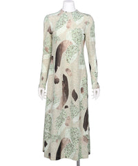 Mame Kurogouchi(マメクロゴウチ) MARBLE PRINT JERSEY DRESS