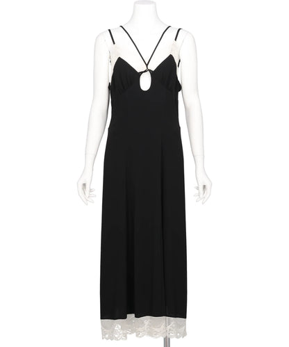 CREPE SLIP DRESS